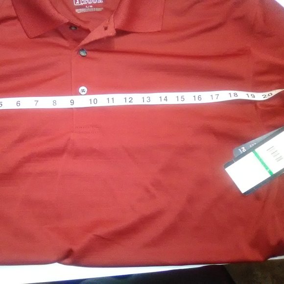Mens PGA Tour L Polo Shirt Short Sleeve - Picture 7 of 7